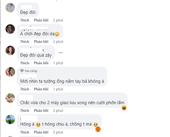 CĐM đẩy thuyền cực mạnh cặp đôi này. Ảnh: FB CĐM đẩy thuyền cực mạnh cặp đôi này. Ảnh: FB