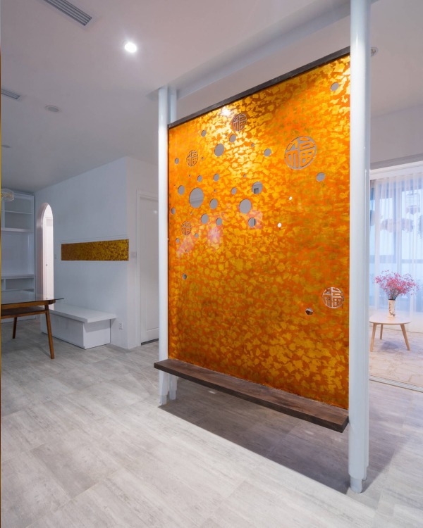 Không gian với tông màu chủ đạo. Ảnh: FBNV