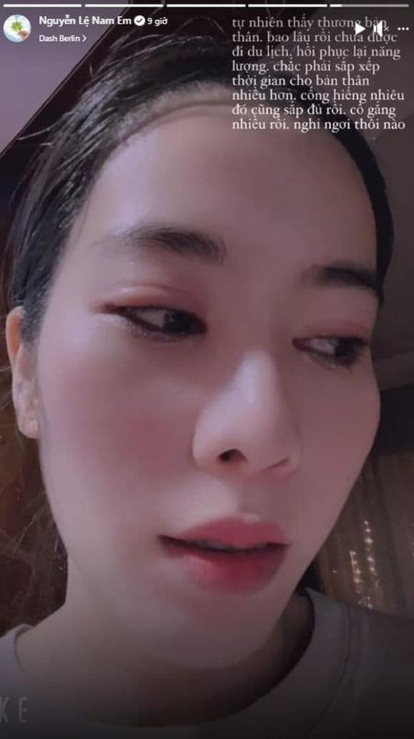 Nam Em có những dòng tâm sự gây chú ý. Ảnh: FBNV Nam Em có những dòng tâm sự gây chú ý. Ảnh: FBNV
