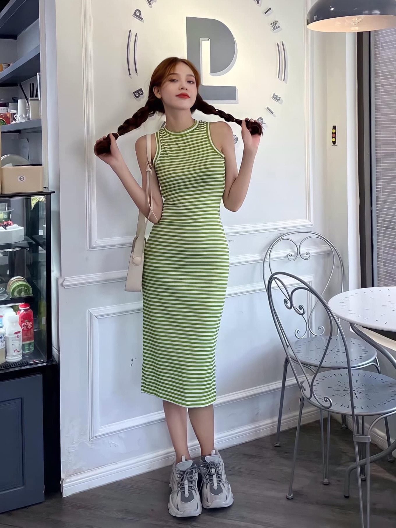 Lợi thế chiều cao khiến vẻ đẹp của Thanh Thủy càng thêm hoàn mỹ. Ảnh: Internet