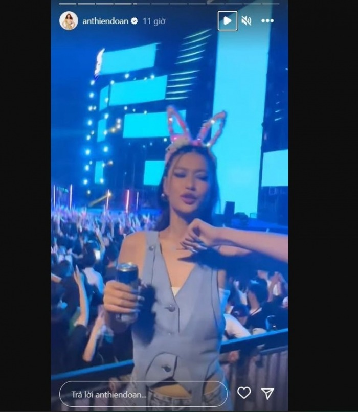 Thiên Ân không ngại đăng hình ảnh được fan 'chụp trộm'. Ảnh: IG Thiên Ân không ngại đăng hình ảnh được fan 'chụp trộm'. Ảnh: IG
