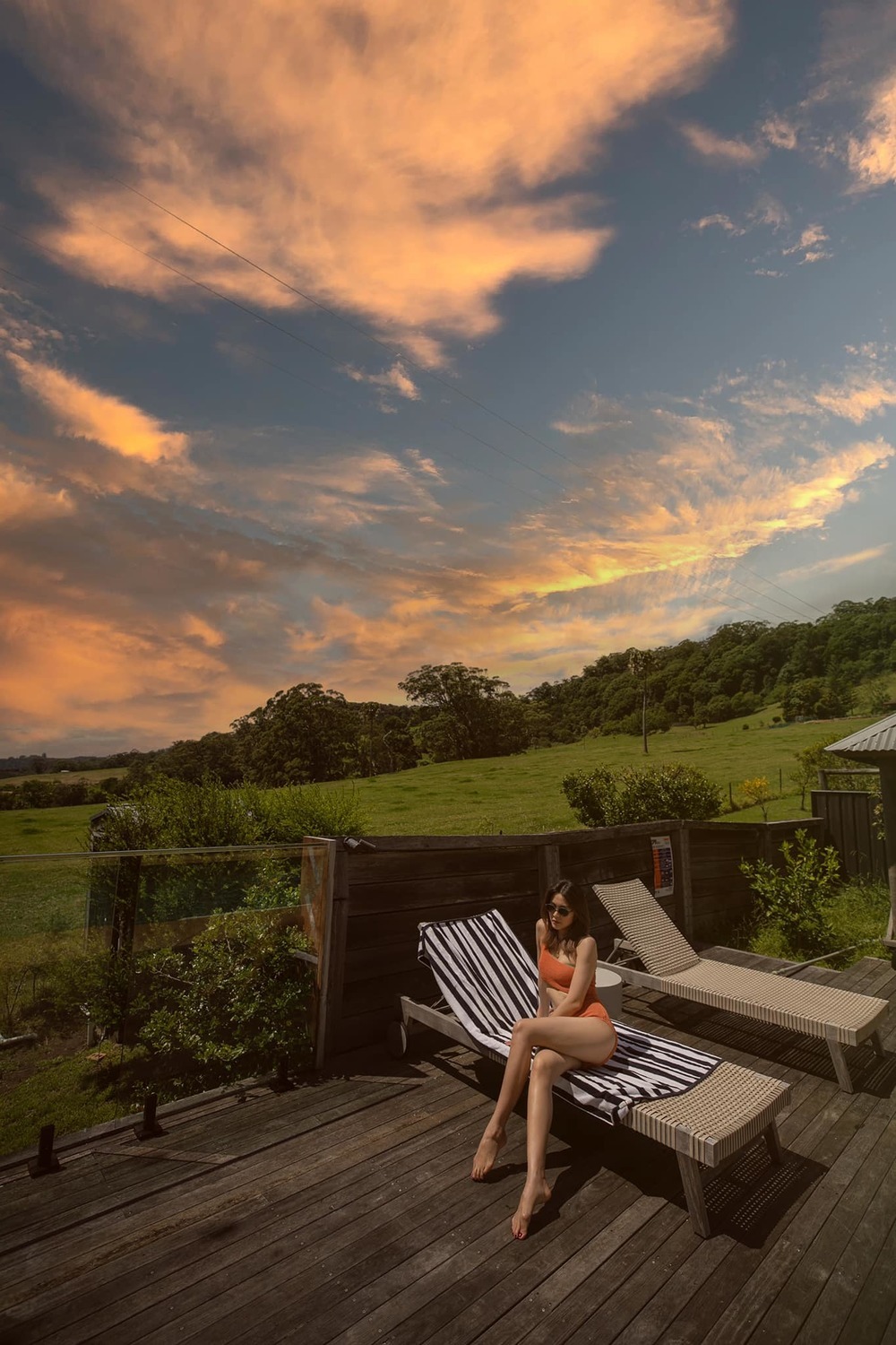 Tăng Thanh Hà hiếm hoi chia sẻ khoảnh khắc diện đồ bơi trên trang cá nhân. Ảnh: FBNV