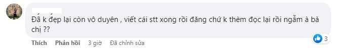 Đan Kim gặp phải phản ứng của cư dân mạng trước chia sẻ của mình. Ảnh: Chụp màn hình Đan Kim gặp phải phản ứng của cư dân mạng trước chia sẻ của mình. Ảnh: Chụp màn hình