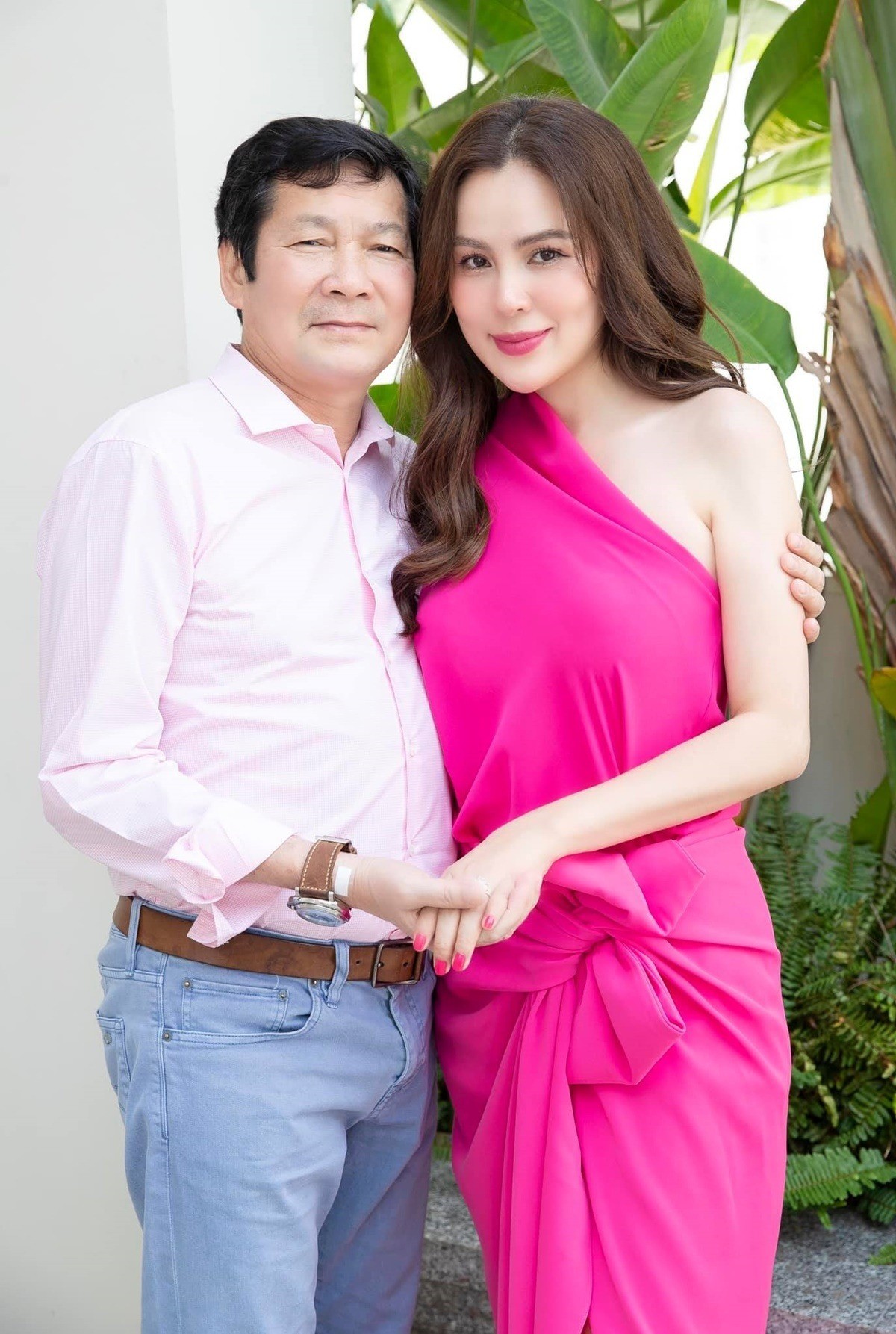 Hoa hậu Phương Lê và chồng cũ. Ảnh: FB