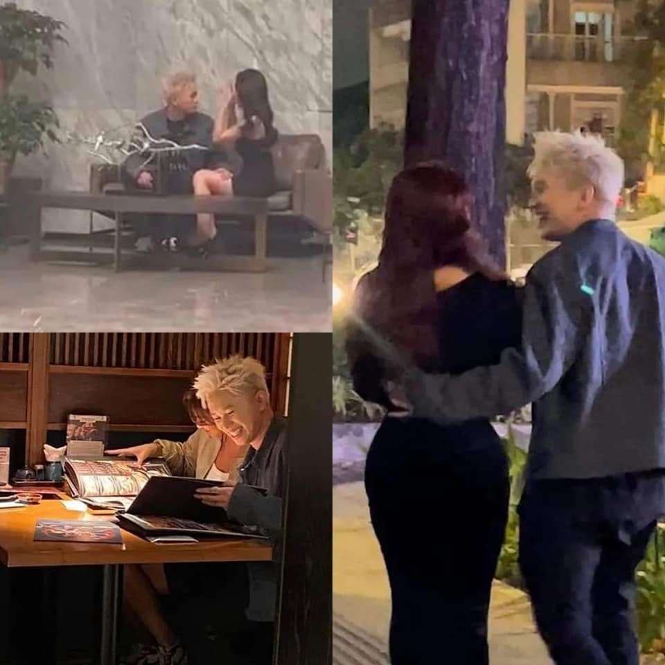 Xôn xao hình ảnh B Ray cùng lúc hẹn hò với nhiều cô gái. Ảnh: FB