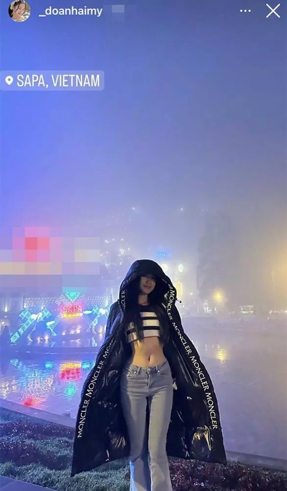 Doãn Hải My khoe dáng. Ảnh: IG