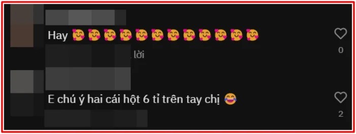 CDM bóc giá chiếc nhẫn giá trị mà Hồ Ngọc Hà đang đeo trên tay. Ảnh: Chụp màn hình