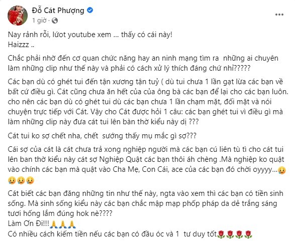 Phản ứng của Cát Phượng khi bản cover 'Bên trên tầng lầu' bị chê 2 Phản ứng của Cát Phượng khi bản cover 'Bên trên tầng lầu' bị chê 2