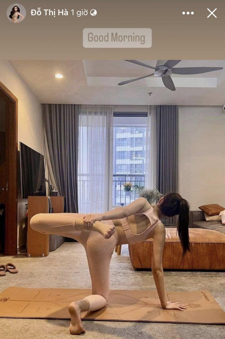 Đỗ thị Hà chăm luyện tập thể thao. Ảnh: FBNV Đỗ thị Hà chăm luyện tập thể thao. Ảnh: FBNV