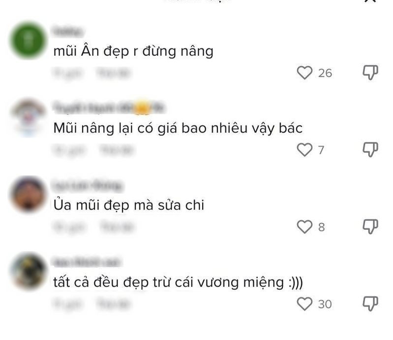 CDM khuyên Thiên Ân không nên nâng mũi. Ảnh: Internet CDM khuyên Thiên Ân không nên nâng mũi. Ảnh: Internet