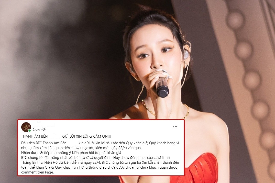 Hiền Hồ tiếp tục bị hủy show diễn, Trịnh Thăng Bình bị 'vạ lây' 2 Hiền Hồ tiếp tục bị hủy show diễn, Trịnh Thăng Bình bị 'vạ lây' 2