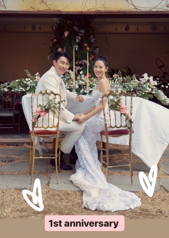 Son Ye Jin vừa kỷ niệm 1 năm ngày cưới với Hyun Bin. Ảnh: IG Son Ye Jin vừa kỷ niệm 1 năm ngày cưới với Hyun Bin. Ảnh: IG