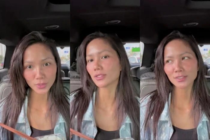 H'Hen Niê khoe mặt mộc không tỳ vết. Ảnh: Chụp màn hình