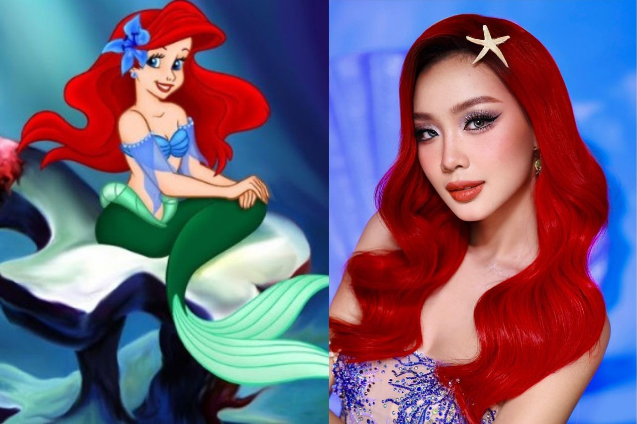 Bảo Ngọc hóa Nàng Tiên Cá. Ảnh: FBNV