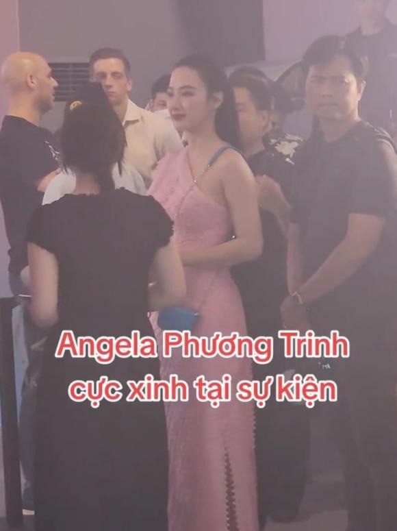 Angela Phương Trinh tại sự kiện. Ảnh: Chụp màn hình