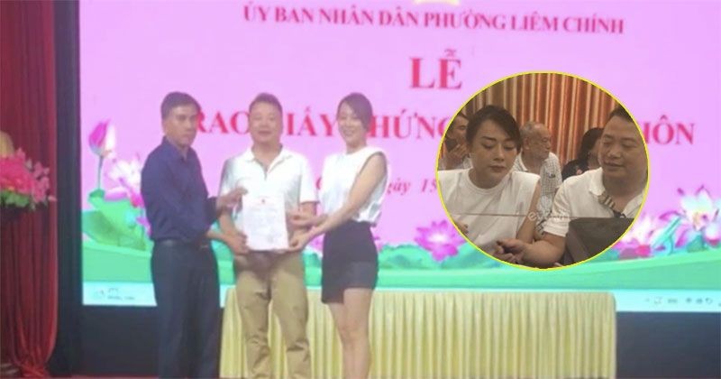 Phương Oanh và shark Bình đã đăng ký kết hôn. Ảnh: FBNV Phương Oanh và shark Bình đã đăng ký kết hôn. Ảnh: FBNV