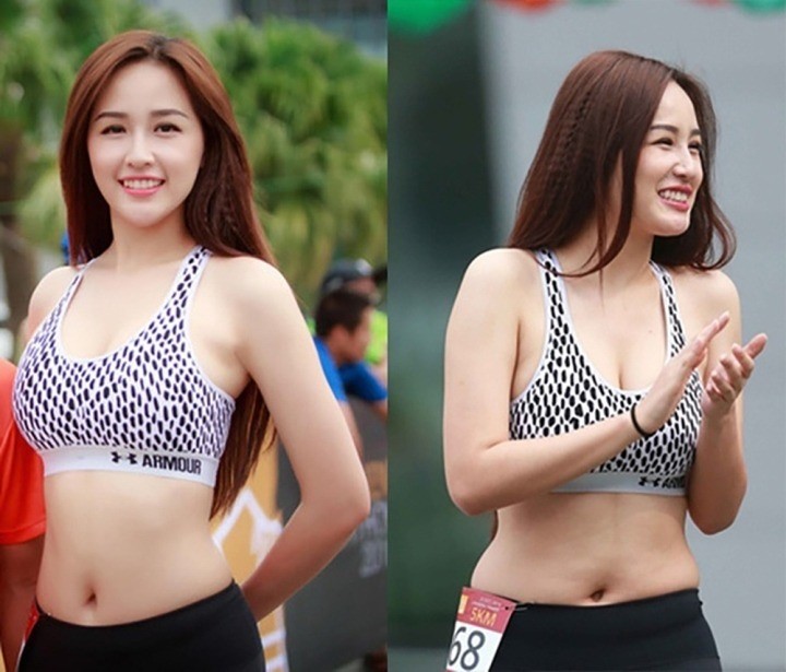 Trong một khoảnh khắc khác ở quá khứ, Mai Phương Thúy cũng lộ thân hình không hoàn hảo như bức hình tự đăng. Camera thường đã tố vòng eo của nàng hậu có mỡ thừa và trở nên bèo nhèo trong từng chuyển động