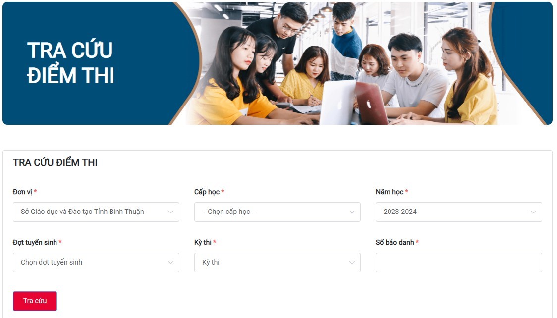 Tra cứu điểm thi vào lớp 10 tỉnh Bình Thuận năm 2023 nhanh nhất, chính xác nhất - Ảnh 1