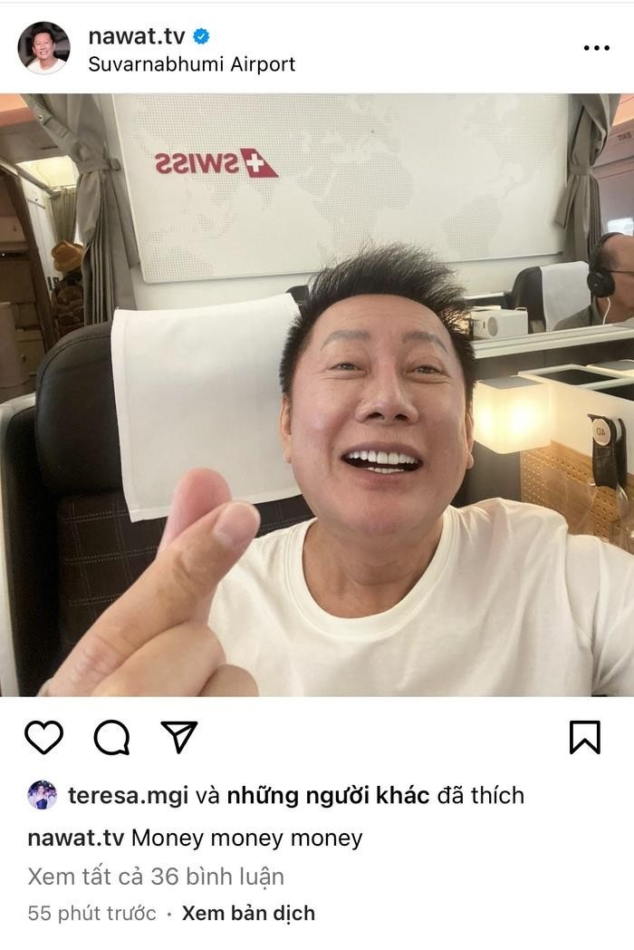 Hình ảnh mới nhất của ông Nawat. Ảnh: Internet