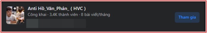 Hội nhóm anti Hồ Văn Cường xuất hiện và hoạt động mạnh mẽ. Ảnh: FB Hội nhóm anti Hồ Văn Cường xuất hiện và hoạt động mạnh mẽ. Ảnh: FB