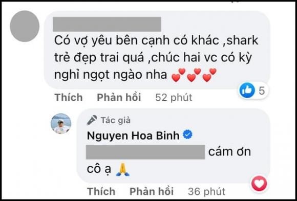 Shark Bình được khen ngợi thăng hạng ngoại hình hậu kết hôn. Ảnh: FBNV Shark Bình được khen ngợi thăng hạng ngoại hình hậu kết hôn. Ảnh: FBNV