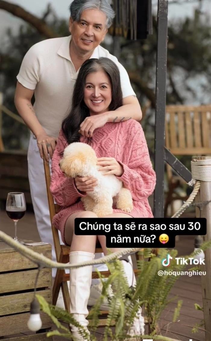 Hình ảnh của vợ chồng Hồ Quang Hiếu gây chú ý. Ảnh: Chụp màn hình Hình ảnh của vợ chồng Hồ Quang Hiếu gây chú ý. Ảnh: Chụp màn hình