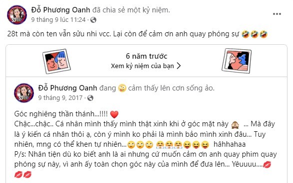Phương Oanh không giấu nổi cảm xúc khi nhìn lại quá khứ của bản thân - Ảnh 1