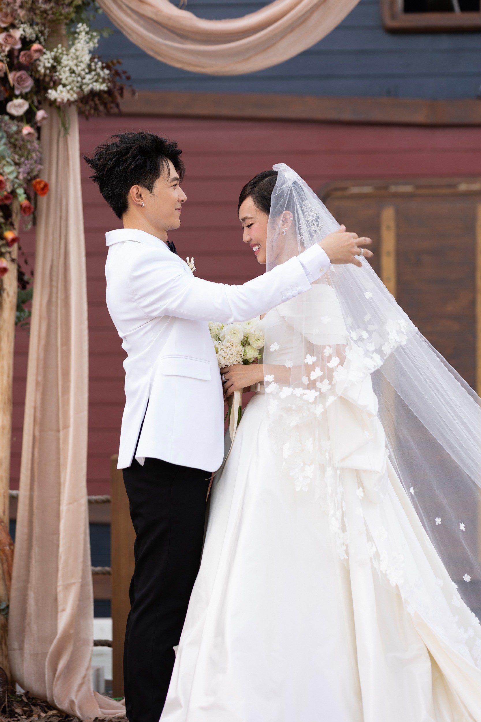 Diệu Nhi và Anh Tú hôn nhân đang rất hạnh phúc. Ảnh: Internet