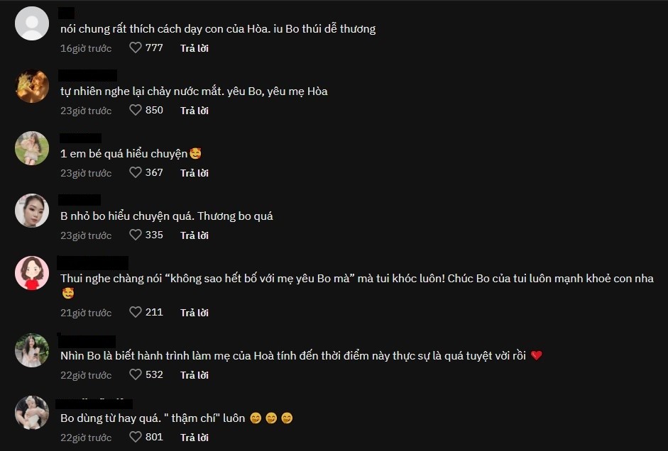 CDM phản ứng trước câu trả lời của bé Bo. Ảnh: Chụp màn hình