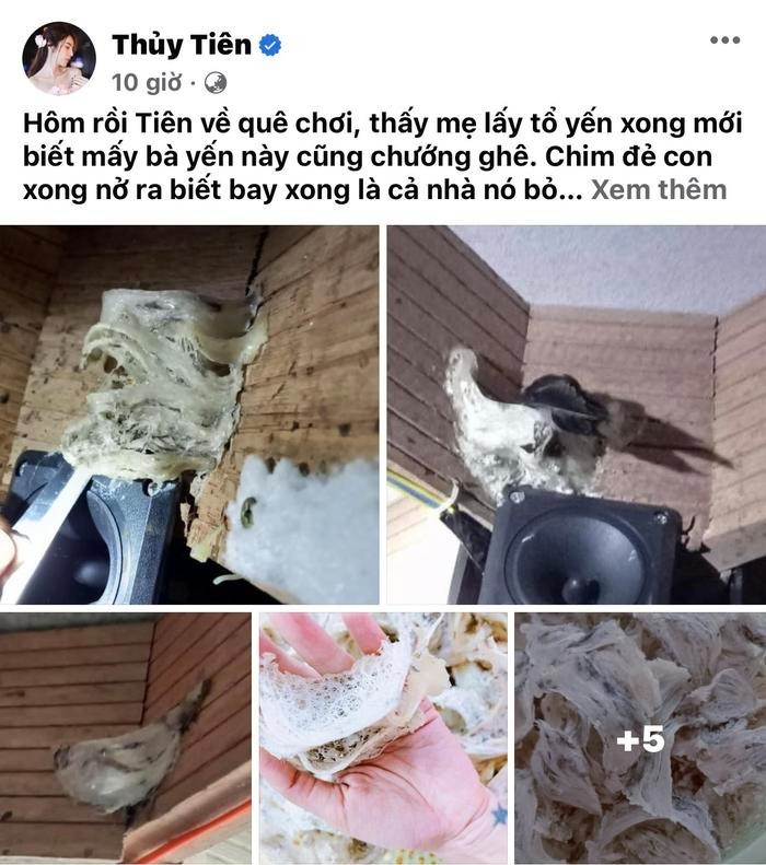 Bài đăng mới đây của Thủy Tiên. Ảnh: FBNV Bài đăng mới đây của Thủy Tiên. Ảnh: FBNV