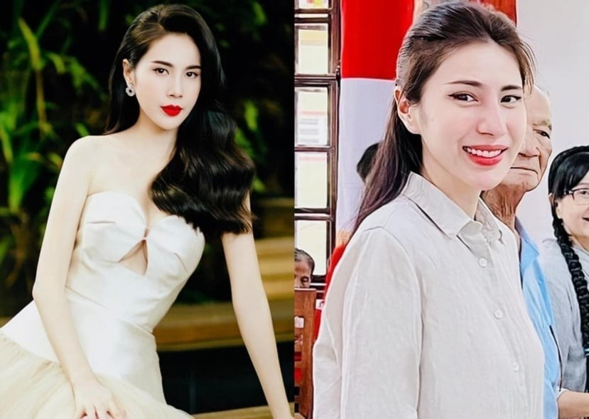 Thủy Tiên mới đây gây xôn xao với gương mặt khác lạ. Ảnh: Internet