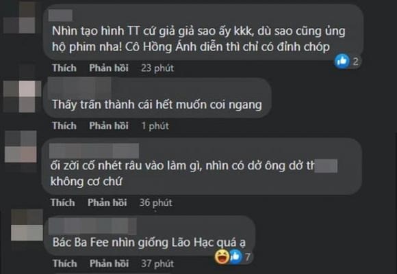 CDM phản ứng về tạo hình của Trấn Thành trong Đất rừng Phương Nam. Ảnh: Chụp màn hình CDM phản ứng về tạo hình của Trấn Thành trong Đất rừng Phương Nam. Ảnh: Chụp màn hình