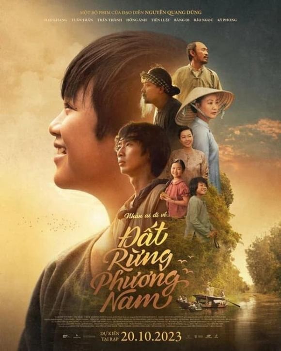 Poster phim Đất rừng Phương Nam. Ảnh: Internet Poster phim Đất rừng Phương Nam. Ảnh: Internet