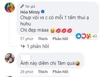 Hòa Minzy thích thú khi chung khung hình với Mỹ Tâm - Ảnh 1 Hòa Minzy thích thú khi chung khung hình với Mỹ Tâm - Ảnh 1