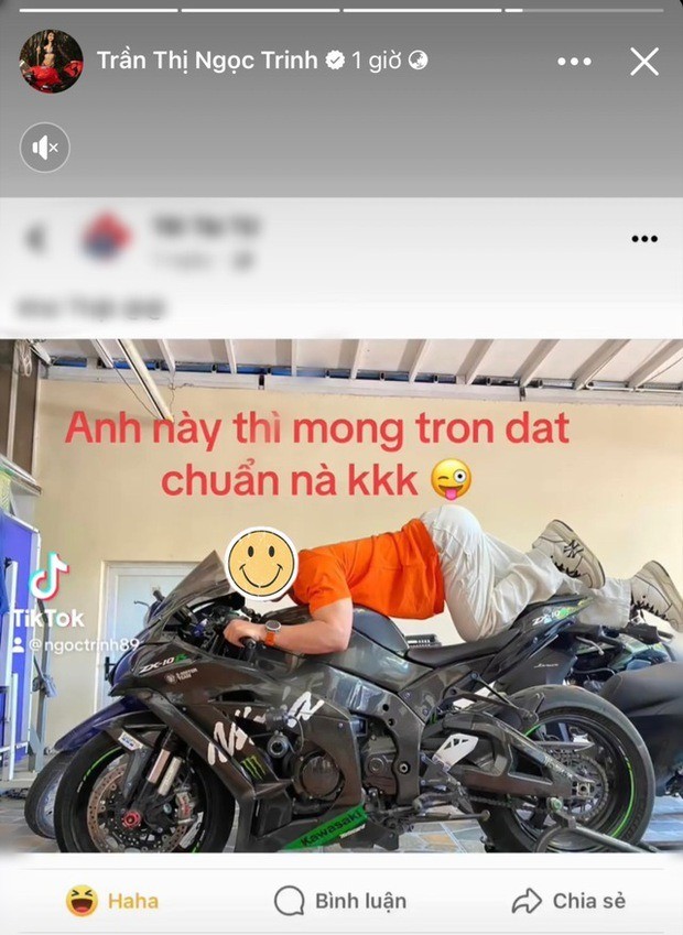 Thái độ của Ngọc Trinh sau khi bị xử phạt vì hành vi lái xe mô tô không an toàn - Ảnh 3 Thái độ của Ngọc Trinh sau khi bị xử phạt vì hành vi lái xe mô tô không an toàn - Ảnh 3