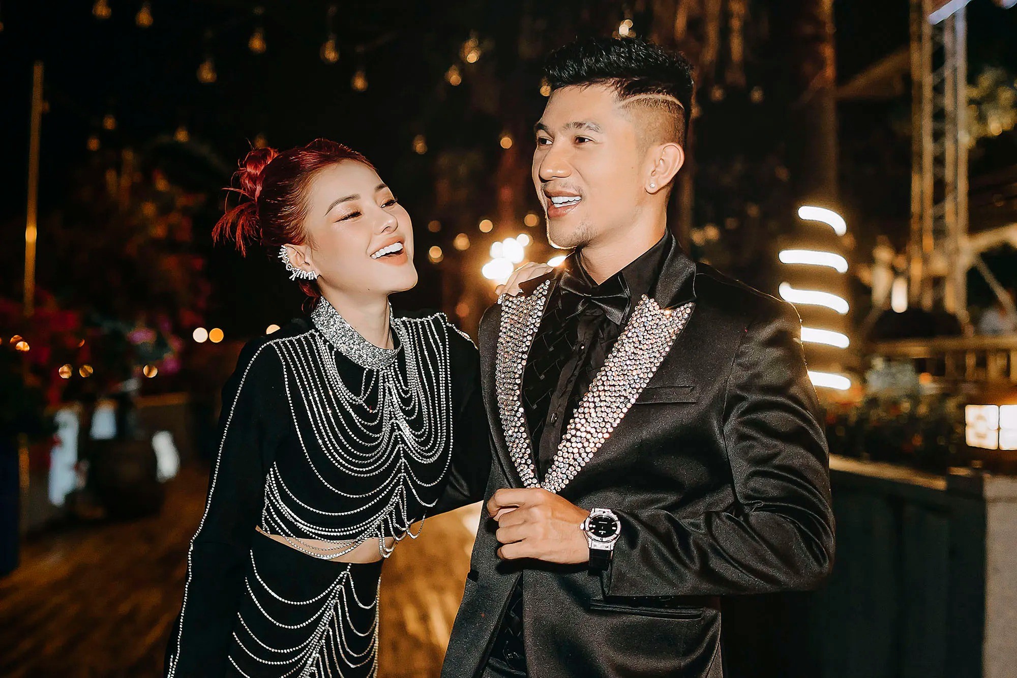 Lương Bằng Quang và Ngân 98 đã có nhiều năm hẹn hò, yêu đương. Ảnh: FBNV