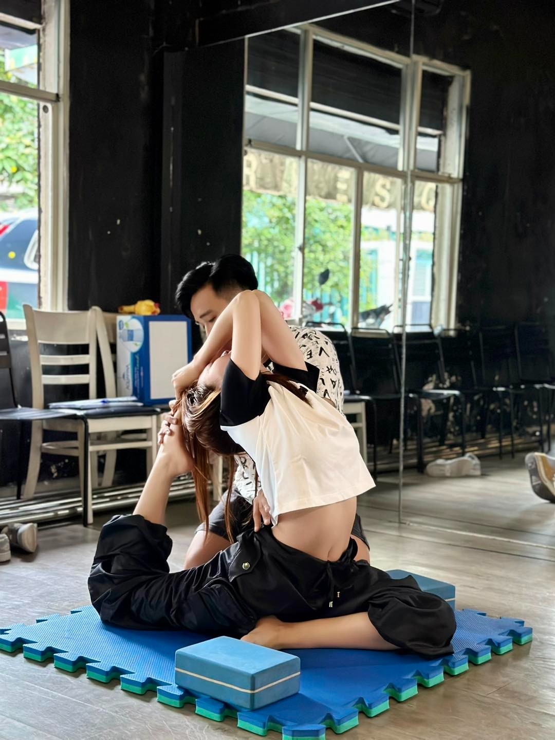 Ninh Dương Lan Ngọc luyện tập bộ môn yêu thích sau thời gian 'bỏ bê'. Ảnh: FBNV Ninh Dương Lan Ngọc luyện tập bộ môn yêu thích sau thời gian 'bỏ bê'. Ảnh: FBNV