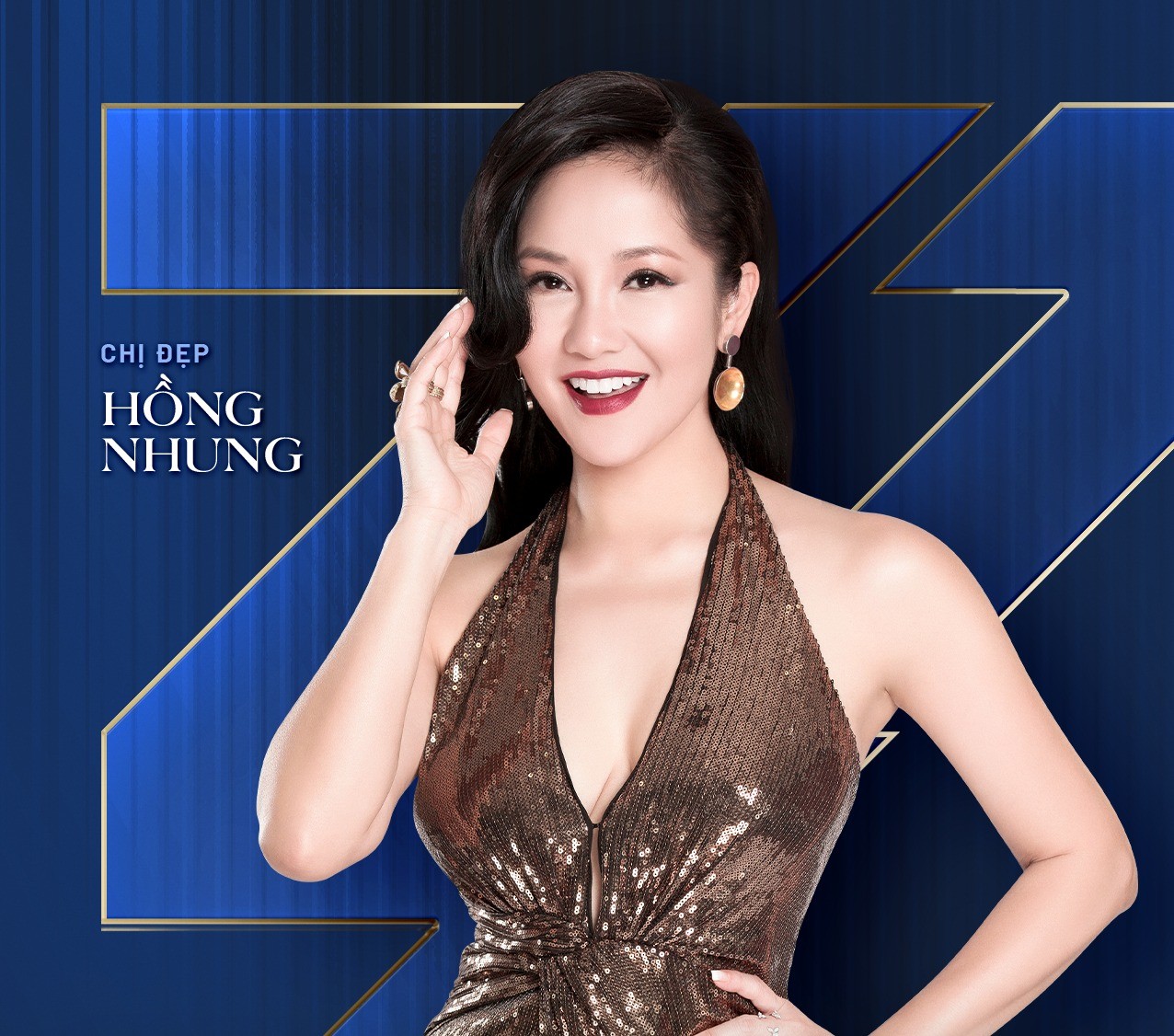 Hồng Nhung hiện diện trong chương trình Chị Đẹp Đạp Gió Rẽ Sóng. Ảnh: Internet