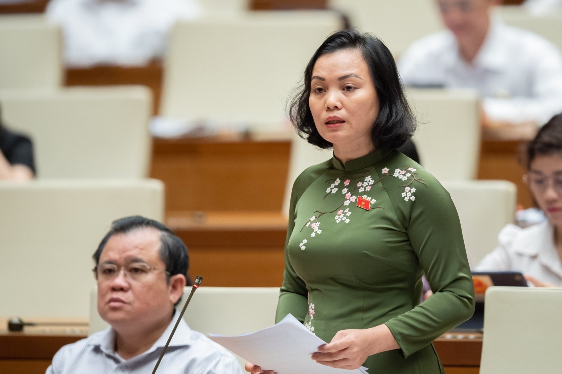 ĐBQH Huỳnh Thị Phúc. ĐBQH Huỳnh Thị Phúc.
