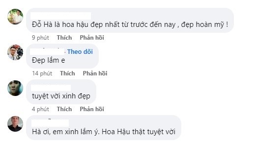 Dân tình hết lời khen ngợi Đỗ Thị Hà. Ảnh: Chụp màn hình Dân tình hết lời khen ngợi Đỗ Thị Hà. Ảnh: Chụp màn hình