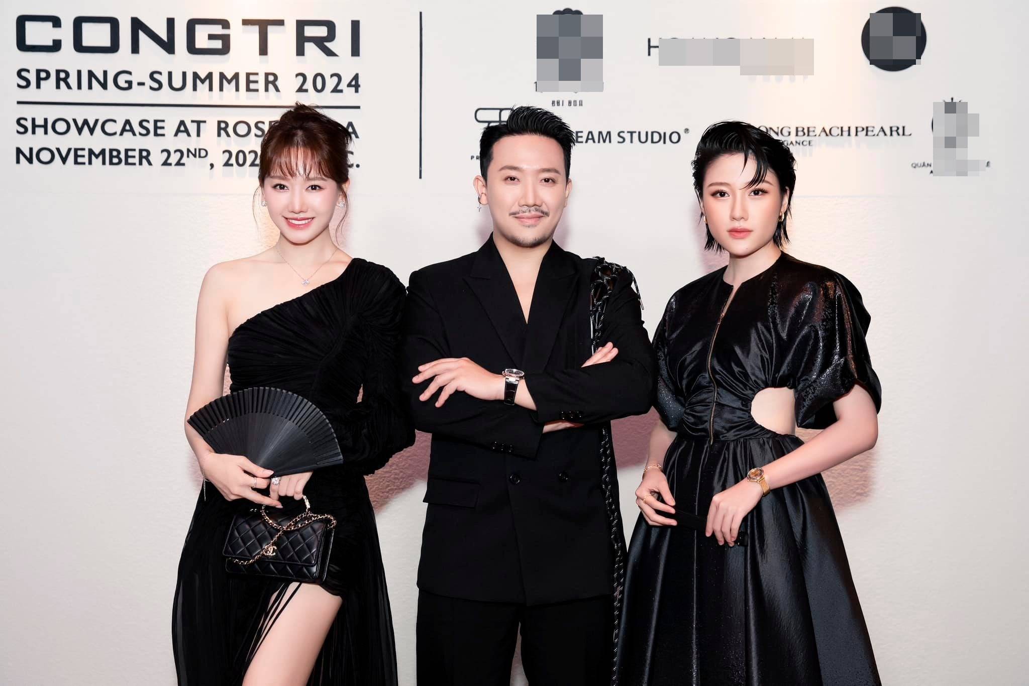 Uyển Ân cùng vợ chồng Trấn Thành góp mặt tại sự kiện. Ảnh: FBNV