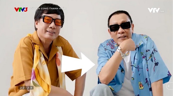 Nhà ngoại giao Ngọc Đoàn và MC Lại Văn Sâm. Ảnh: Chụp màn hình Nhà ngoại giao Ngọc Đoàn và MC Lại Văn Sâm. Ảnh: Chụp màn hình