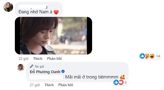 Khán giả nhớ ngay đến Phương Oanh khi đảm nhiệm vai Nam trong Hương vị tình thân. Ảnh: Chụp màn hình