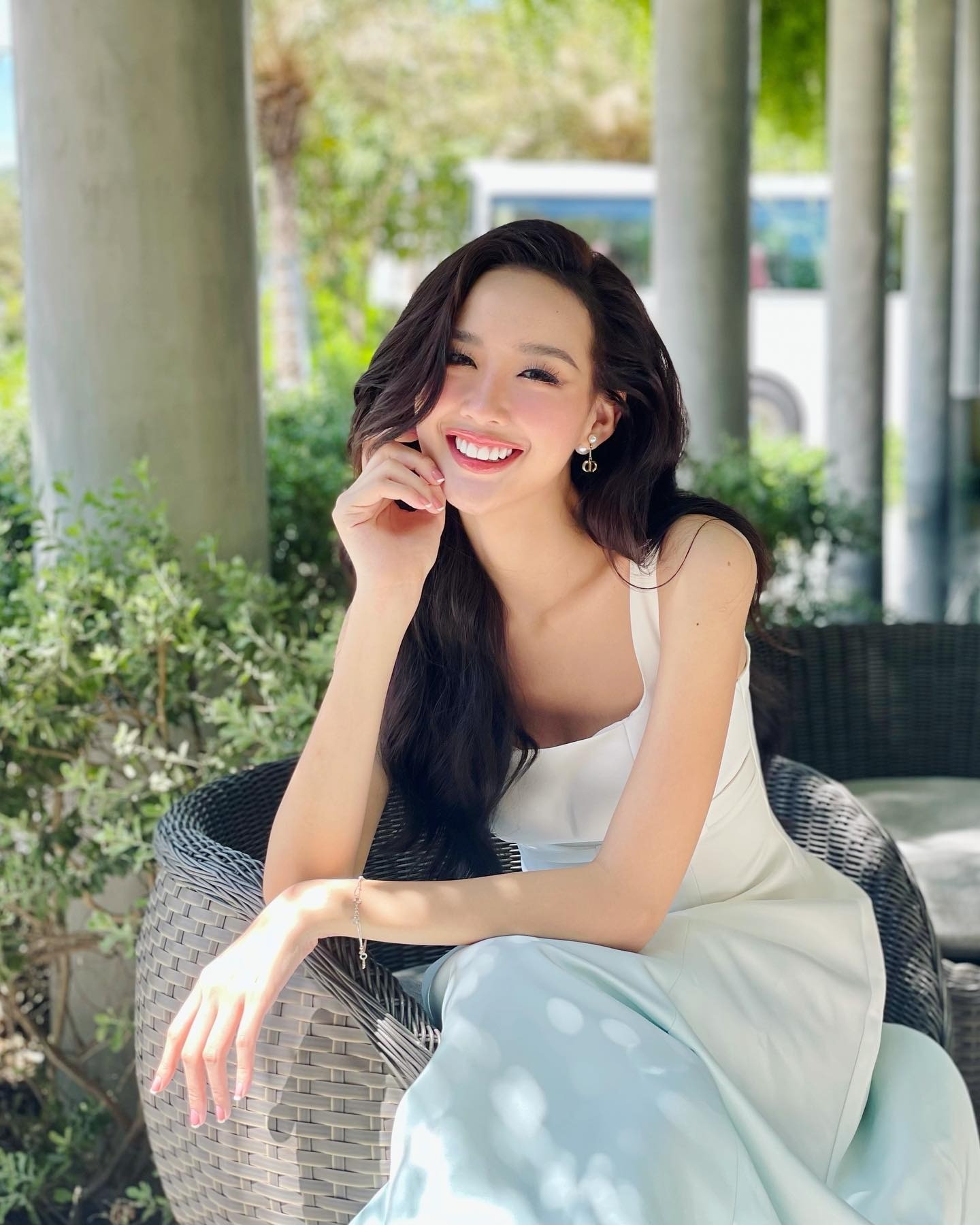 Bảo Ngọc sắp hết nhiệm kỳ hoa hậu. Ảnh: FBNV