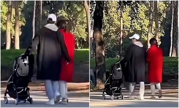 Song Joong Ki và vợ cùng nhau dạo phố. Ảnh: Internet