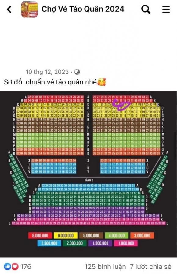 Khán giả cẩn trọng với những bài đăng bán vé Táo Quân 2024 ở thời điểm này. Ảnh: Chụp màn hình Khán giả cẩn trọng với những bài đăng bán vé Táo Quân 2024 ở thời điểm này. Ảnh: Chụp màn hình