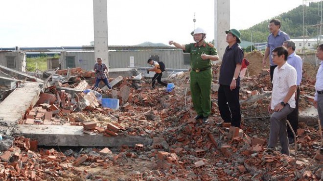 Vụ sập tường khiến 5 người thiệt mạng ở Bình Định: Xác định nguyên nhân sự cố