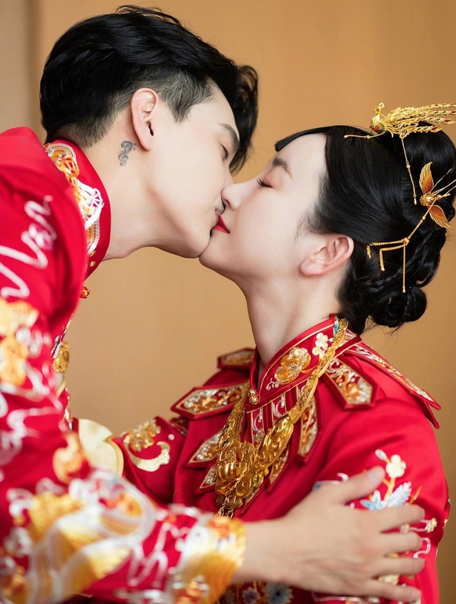 Trương Mông và Kim Eun Sung tiến tới hôn nhân sau 2 năm hẹn hò. Ảnh: Sohu