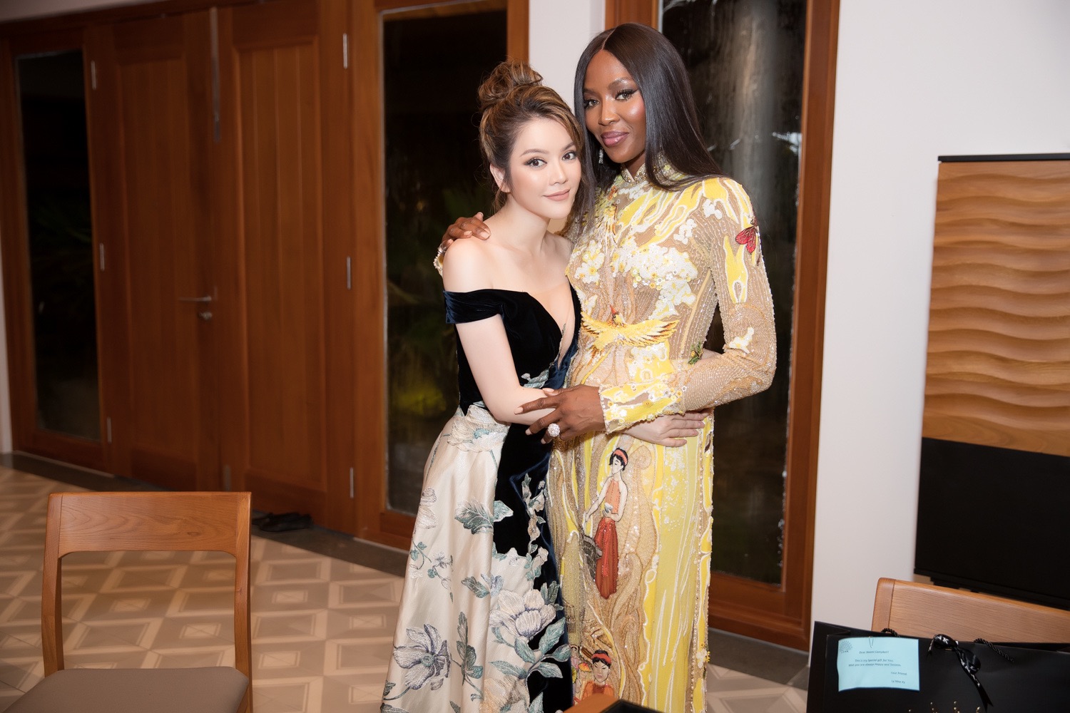 Lý Nhã Kỳ cùng siêu mẫu Naomi Campbell là khách VIP tại sự kiện của công chúa Ả Rập