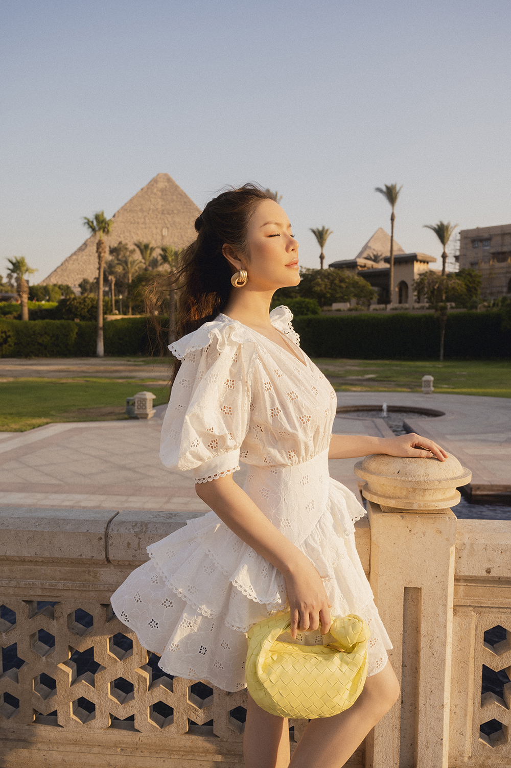 Lý Nhã Kỳ cùng siêu mẫu Naomi Campbell là khách VIP tại sự kiện của công chúa Ả Rập